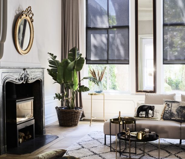 Woonkamer raamdecoratie BeCe