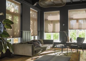 Transparante plissés op maat voor woonkamer ramen