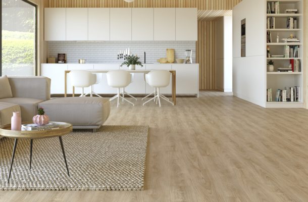 LayRedEngineered vinyl floorLiving room