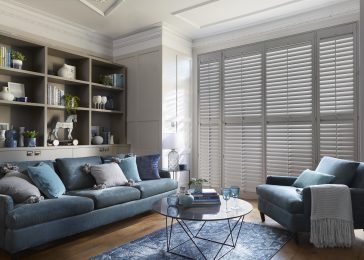 Luxaflex Shutters donkere raamdecoratie