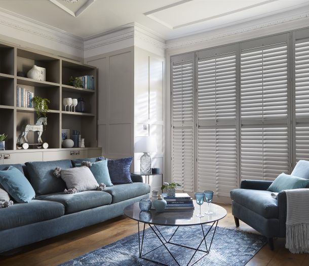 Luxaflex Shutters donkere raamdecoratie