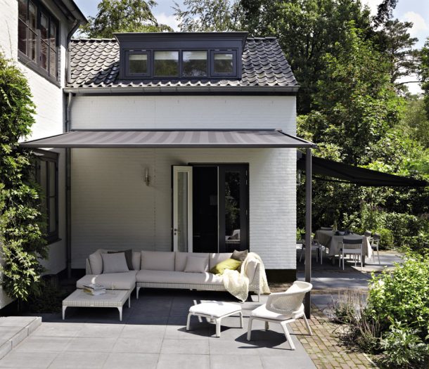 Buitenzonwering | Knikarmscherm | de Woonspecialist