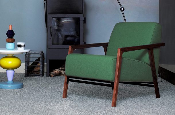 Tapijt – Parada _ Entrada – Silky – grijs – woonkamer – sfeerfoto -liggend