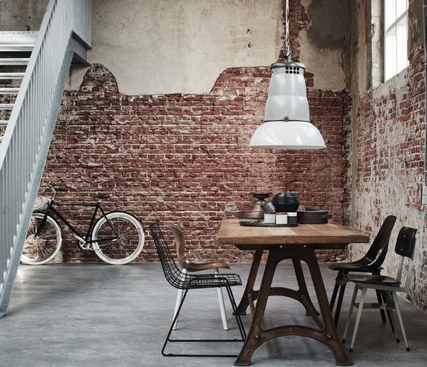 Vloeren – premium vinyl – Tarkett – grijs – Almara – betonlook – eetkamer – liggend