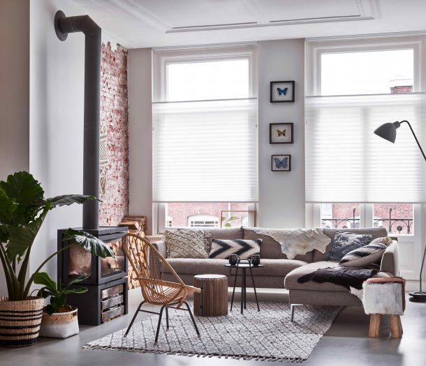 BeCe plisse wit woonkamer