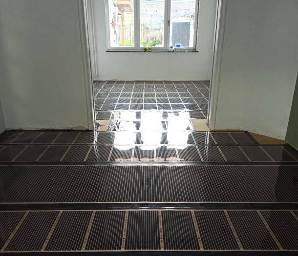 Vloerverwarming en pvc vloer laten leggen