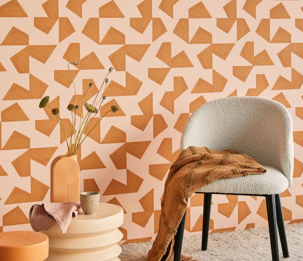 Eijffinger behang collectie Twist woonkamer