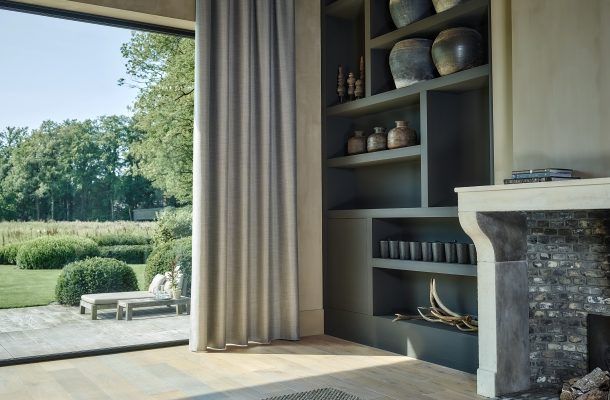 Gordijn – Overgordijnen – Artelux – Creme – sfeerfoto – Woonkamer – liggend