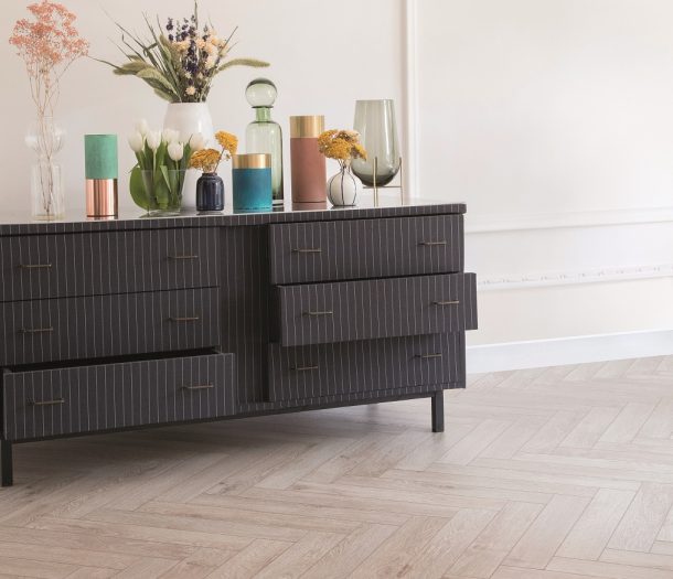 Visgraat laminaat houtlook BerryAlloc Chateau