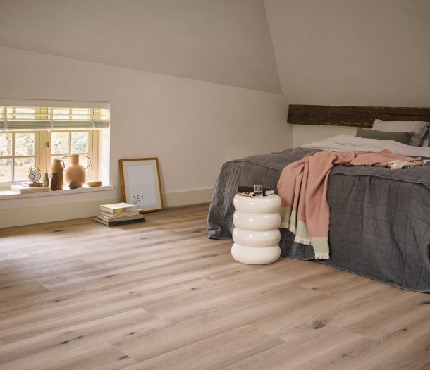 WIJS vloeren pvc houtlook slaapkamer