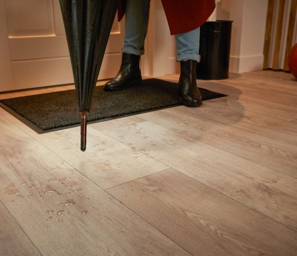 Entree of hal met vinylvloer Novilon oak