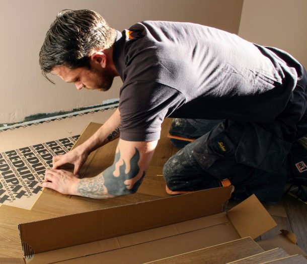 Woonspecialist – vakmanschap – pvc vloer leggen