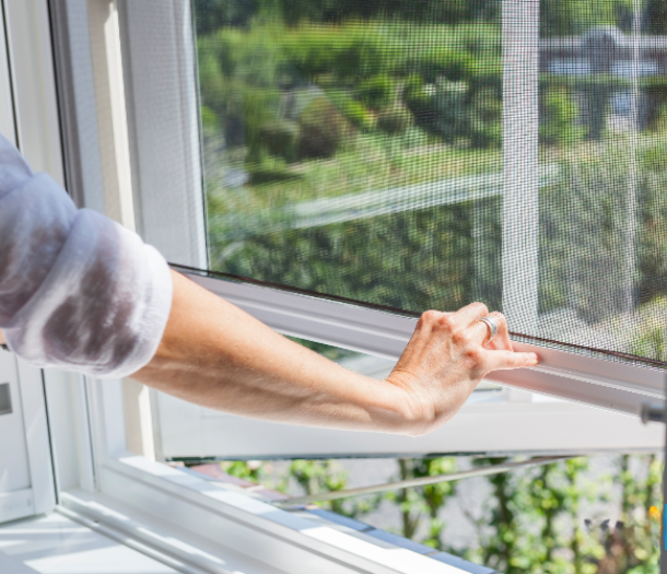 Rolhor voor draaikiepraam van Unilux