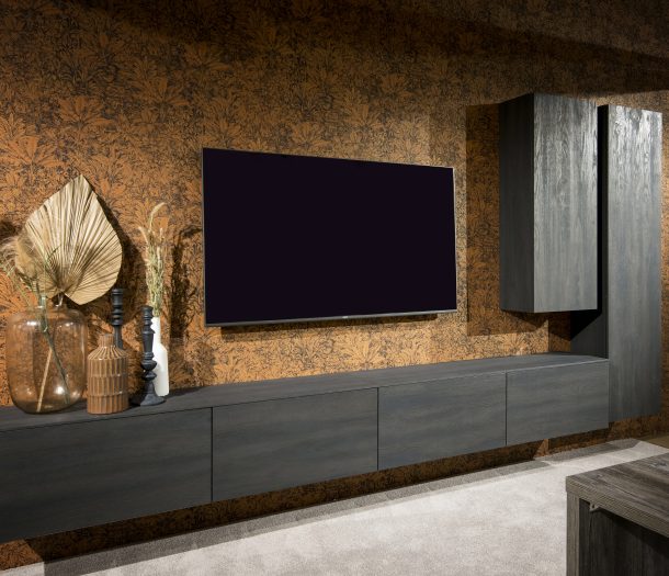 TVmeubel – Allure – showroom – zwevend – grijs – liggend