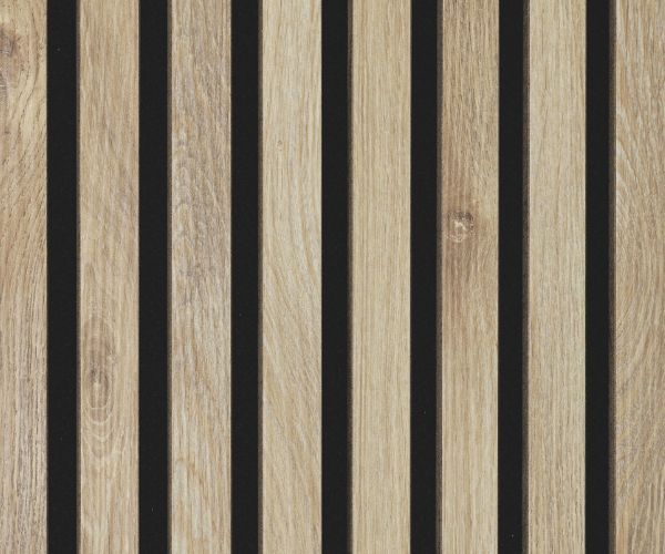 Wandpanelen detail mooie warme houtkleur geeft rust op je slaapkamer