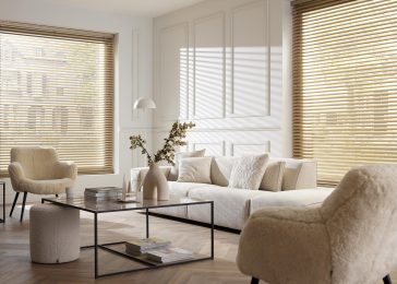 Horizontale jaloezieen - Sunway - bruin - woonkamer - liggend