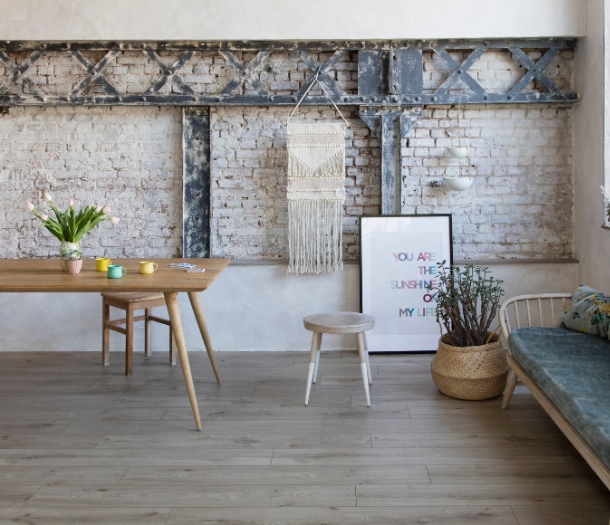 Laminaat Crush Brown natural voor vloerverwarming